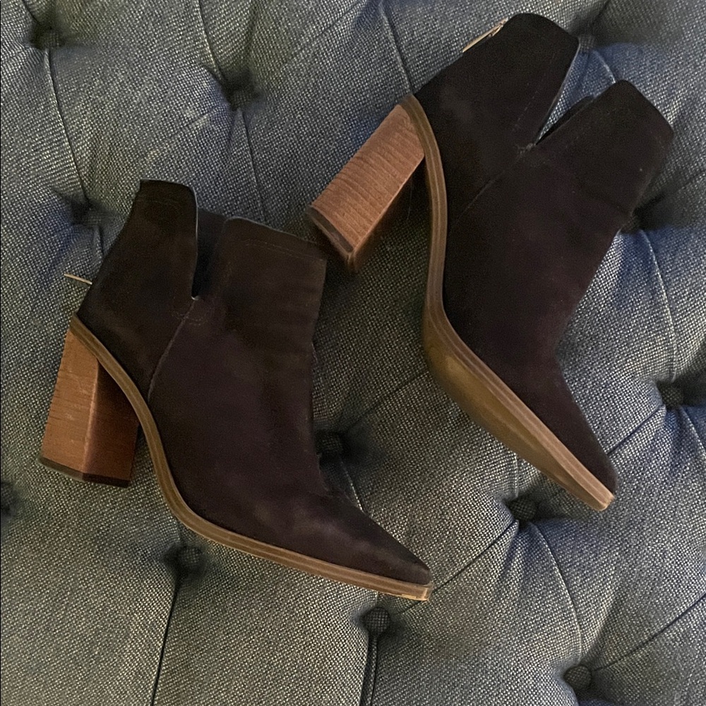 Vince Camuto Black Ankle Boots